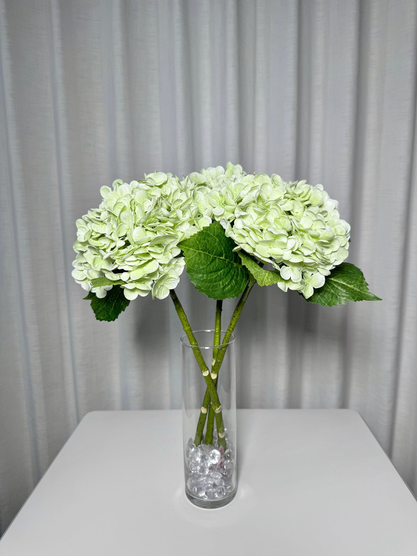 artificial green hydrangea
faux green hydrangea
real touch hydrangea stems
lifelike artificial flowers
20 inch hydrangea stems
green hydrangea bouquet
faux hydrangea set of 3
fake hydrangea wedding flowers
realistic faux hydrangeas
artificial hydrangea centerpieces