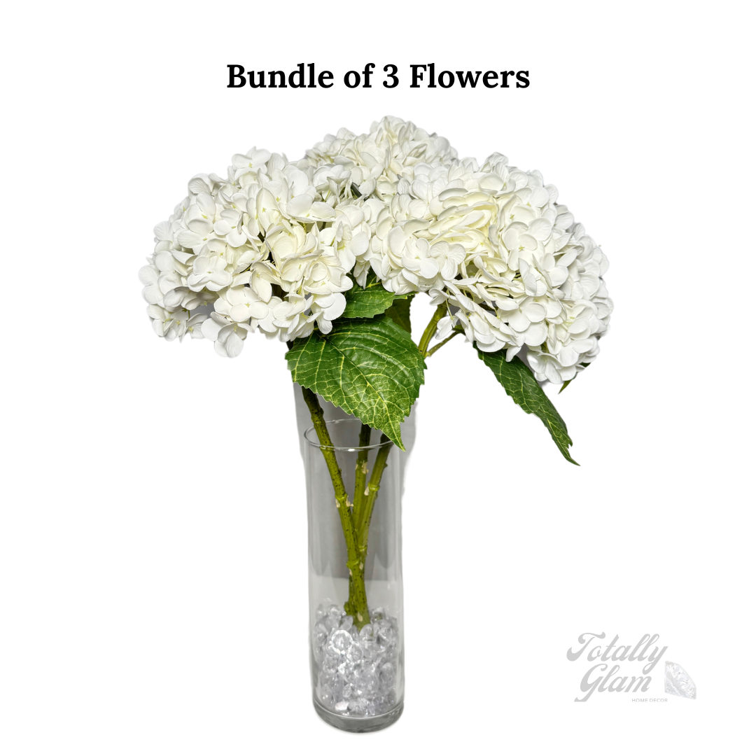 artificial hydrangeas for home décor
white faux flowers for living room
silk flowers for dining table
vase arrangement white hydrangeas
real touch flowers for home styling
faux floral stems for decorating
classic white flower centerpieces
farmhouse white floral décor
white flower bundle for vases
neutral home floral arrangements
