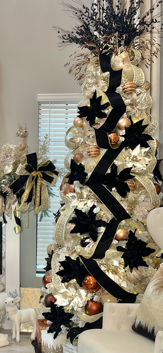 Black and gold ribbon for wreaths
Wired ribbon for Christmas decor
Black and gold ribbon for gift wrapping
DIY black and gold ribbon bows
Elegant ribbon for party decorations
Wired ribbon for floral arrangements
Black ribbon with gold edges
Ribbon for New Year’s Eve decor
Glam black and gold tree ribbon
Wedding black and gold craft ribbon