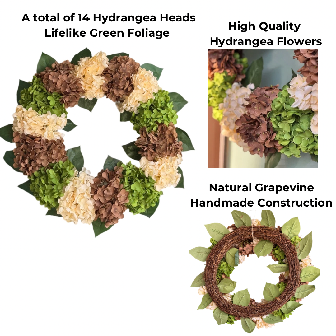 All season front door wreath
Spring summer hydrangea wreath
Autumn neutral wreath
Neutral fall door decor
Multi-season flower wreath
Soft tone seasonal wreath
Hydrangea wreath for all seasons
Timeless floral wreath
Earth tone wreath decor
Wreath for every season