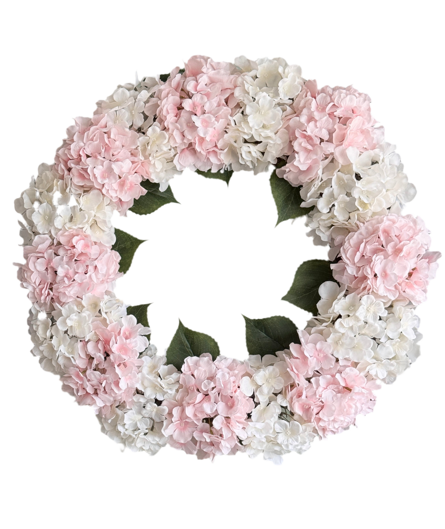 indoor outdoor wreath decor
front porch flower wreath
farmhouse hydrangea wreath
front door floral décor
cottage style hydrangea wreath
pink and white front door wreath
hydrangea wreath for home decor
large wreath for entryway
elegant flower wreath for home
wreath with natural grapevine base