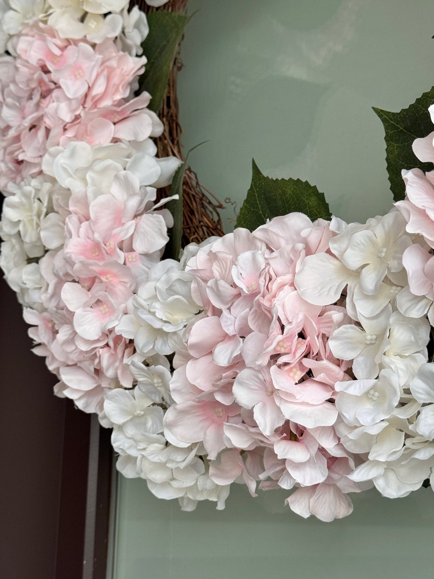 buy pink and white hydrangea wreath
best artificial hydrangea wreath
handmade silk wreath for door
artificial wreath with hydrangea heads
outdoor safe floral wreath
realistic silk hydrangea wreath
luxury artificial floral wreath
pink and white wreath for sale
natural grapevine hydrangea wreath
year-round silk floral wreath