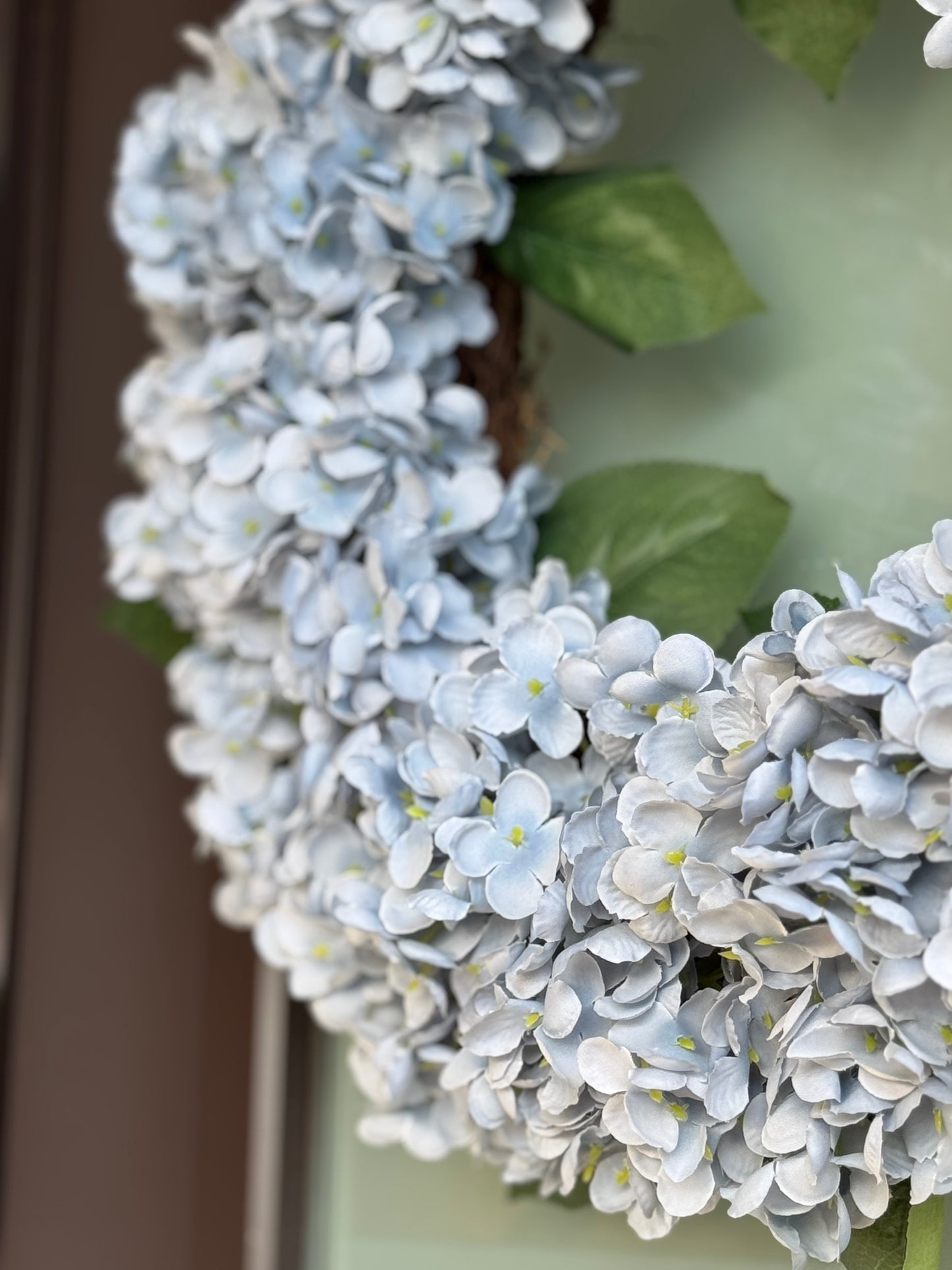 all season flower wreath
year round hydrangea wreath
spring front door wreath
summer silk flower wreath
fall hydrangea wreath gray blue
winter floral door wreath
four season artificial wreath
everyday wreath for door
neutral seasonal wreath
blue gray floral year-round wreath