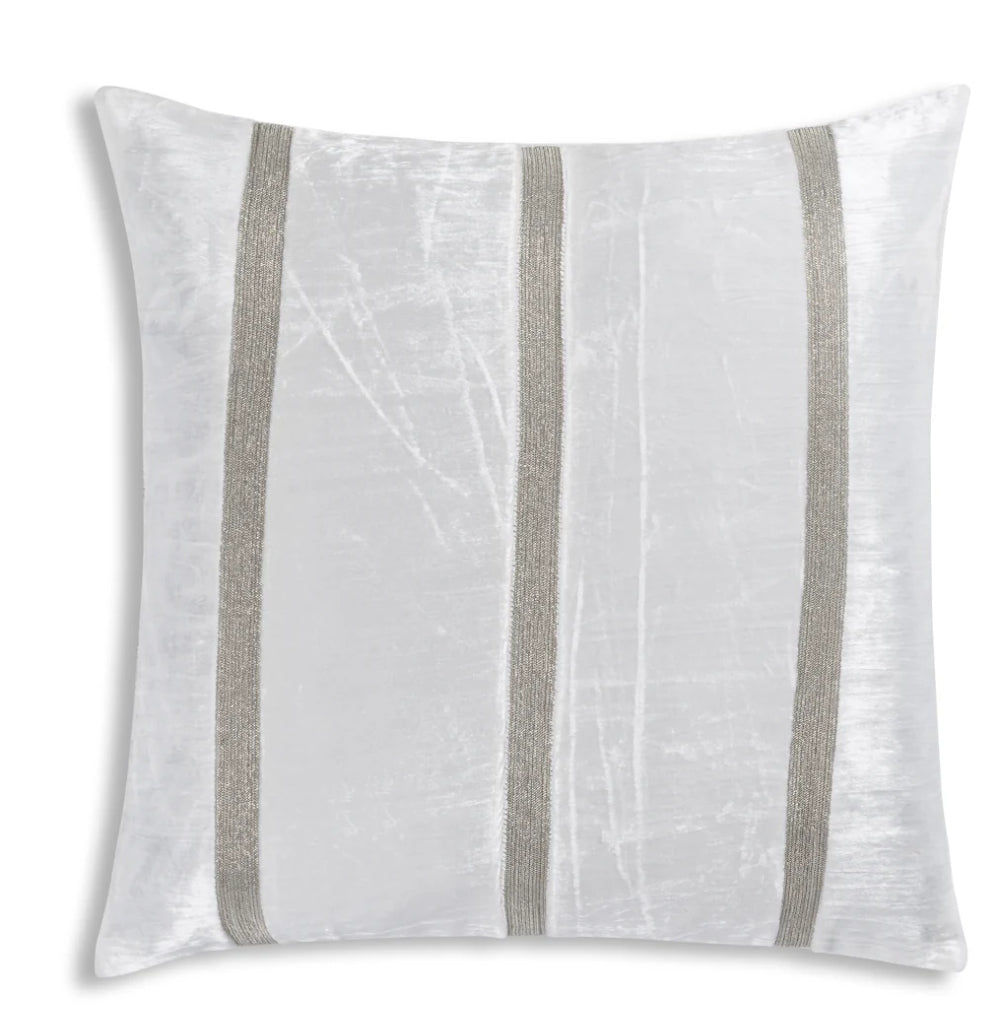 Amani Crushed Velvet Beaded Pillow 22’’