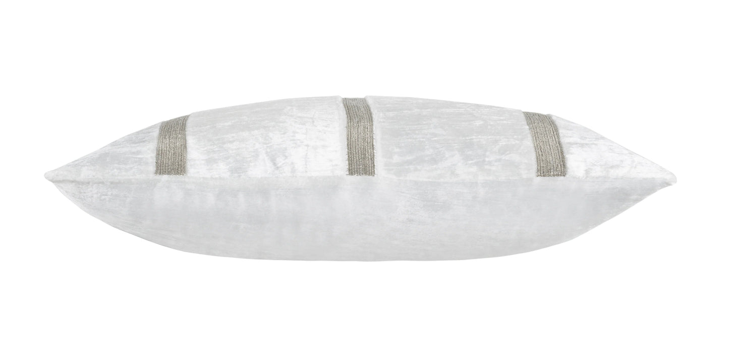 Amani Crushed Velvet Beaded Pillow 22’’