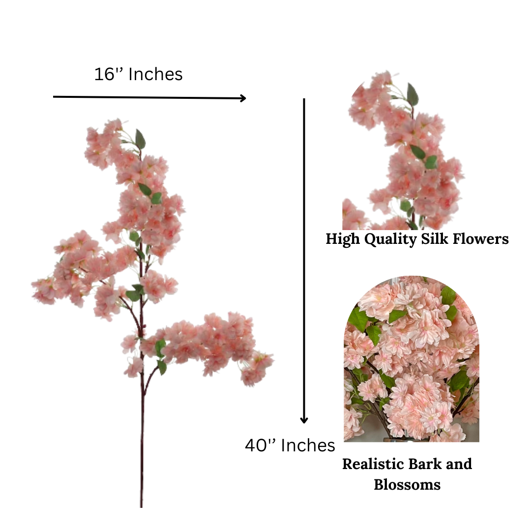 Cherry blossom wedding centerpieces
Blush faux flowers for weddings
Wedding floral branch decor
Event cherry blossom flower branches
Faux pink flowers for bridal showers
Spring wedding cherry blossom decor
Cherry blossoms for event styling
Faux cherry blossoms for receptions
Elegant artificial wedding florals
Soft pink blossoms for ceremonies