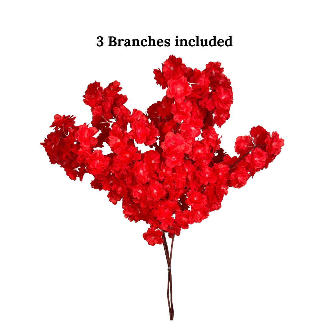 red silk cherry blossom branches
artificial red cherry blossom stems
faux red cherry blossom flowers
36 inch cherry blossom branches
red cherry blossom artificial set
red sakura flower branches
cherry blossom red silk flowers
red faux cherry blossom decor
red cherry blossom branch bouquet
3 pack red cherry blossom stems