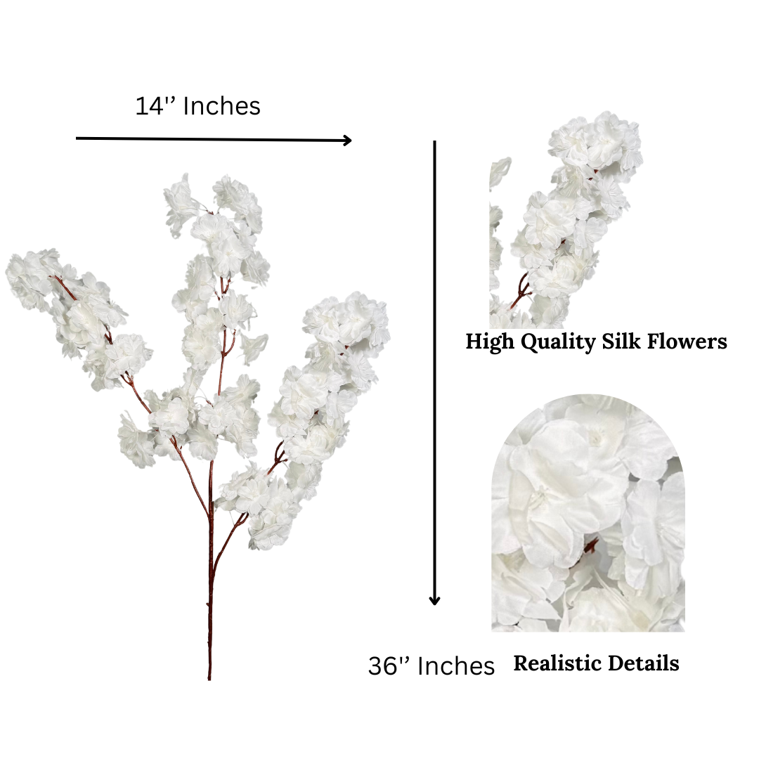 cherry blossom stems for vase
silk flowers for tall vase
artificial branches for floor vase
36 inch floral stems for arrangement
spring decor cherry blossom branches
cherry blossoms for DIY projects
white blossom branches for wreaths
floral stems for home styling
artificial flower stems bulk
3 pack silk flower branches