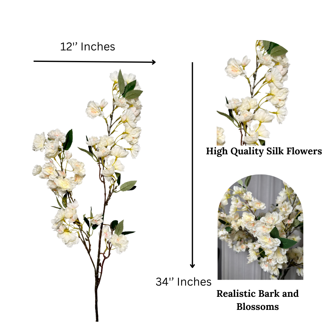 Wedding cherry blossom flower decor
Faux wedding flower branches
Cream cherry blossoms for ceremonies
Silk cherry blossoms for bridal shower
Faux floral branches for events
Elegant artificial flowers for weddings
Realistic cherry blossom centerpieces
Sakura flower stems for wedding aisle
Cherry blossom twigs for receptions
Decorative faux cherry blossoms for parties
