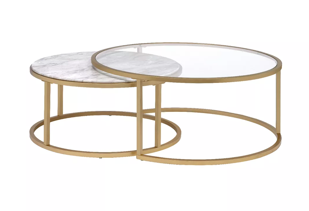 Shanish Gold Nesting Coffee Table