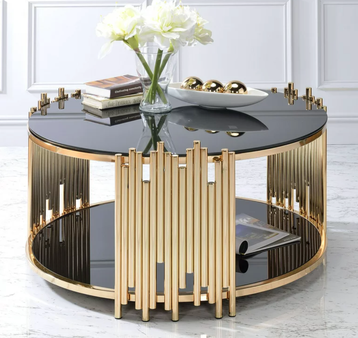 Art Deco Modern Glam Coffee Table
