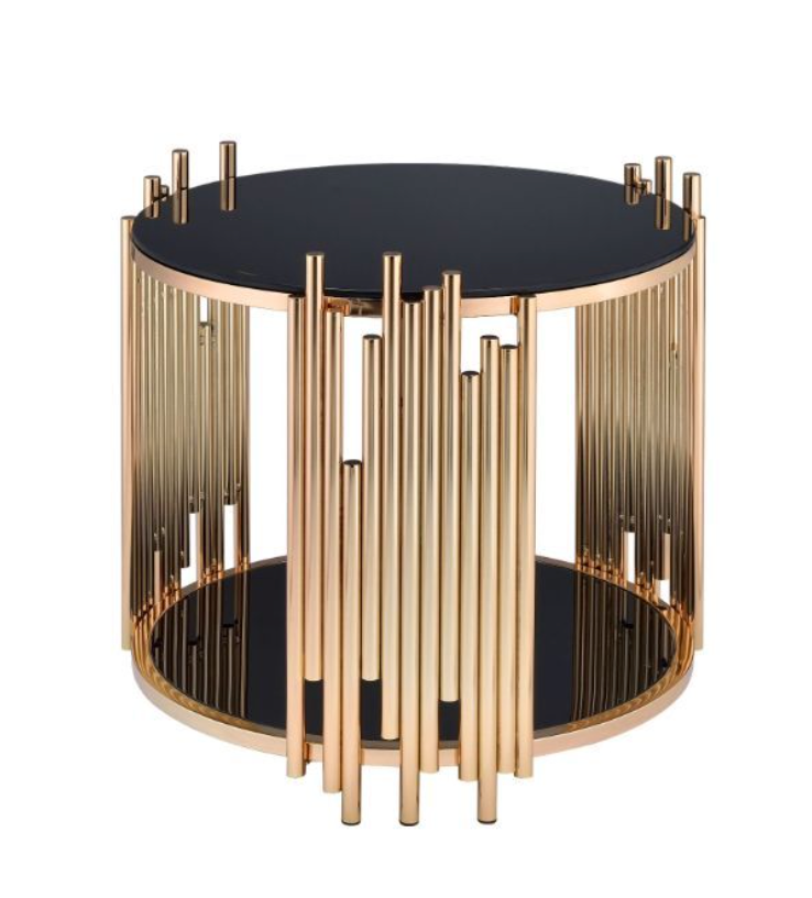 Art Deco Modern Glam End Table