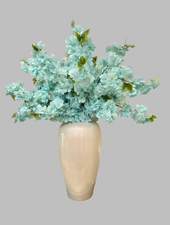 Sienna Faux Silk Blue Cherry Blossom Set of 3 pcs 36'' Wedding, Party, Event, Japan's National Flower