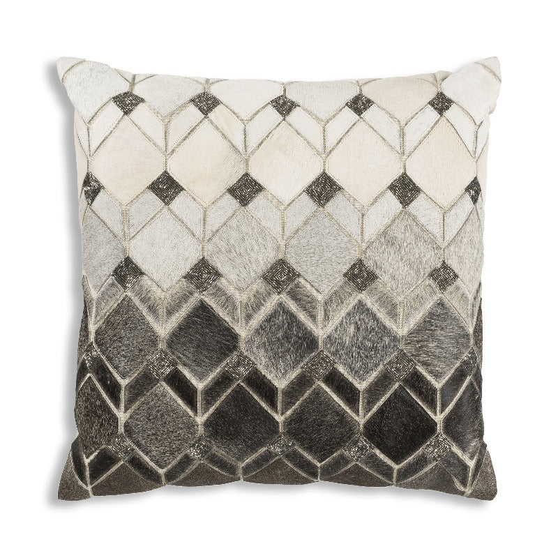 Theo Hide Grey Pillow