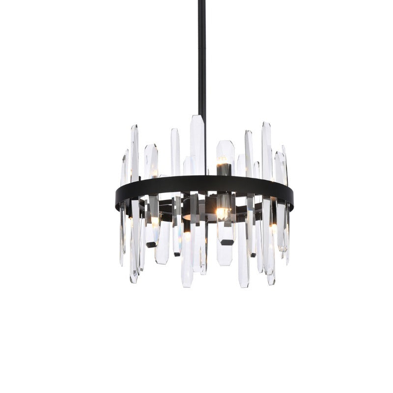 Serena III Crystal Round Pendant