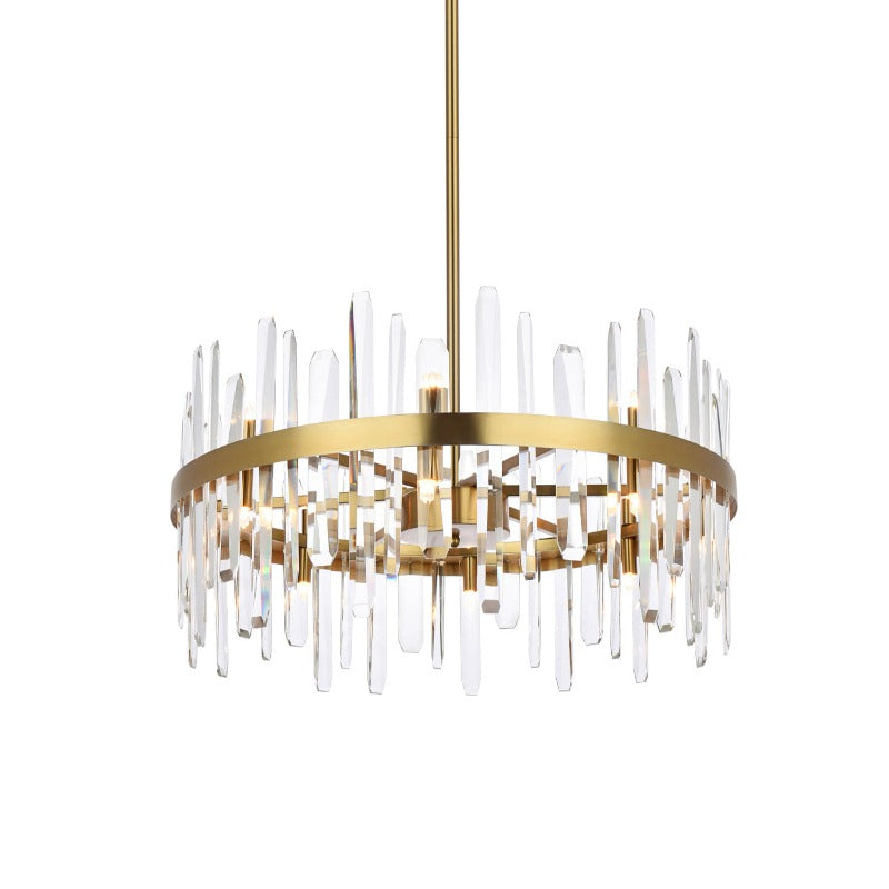 Serena VI Crystal Round Pendant