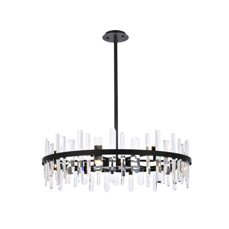 Serena VI Crystal Round Pendant