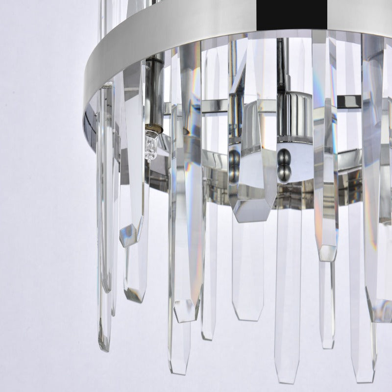 Serena III Crystal Round Pendant