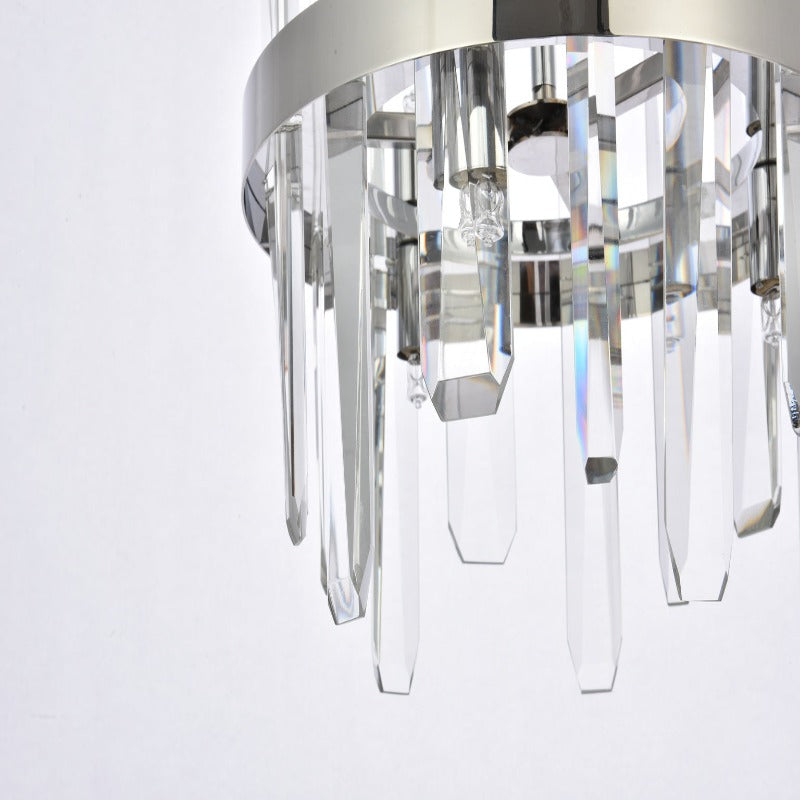 Serena II Crystal Round Pendant