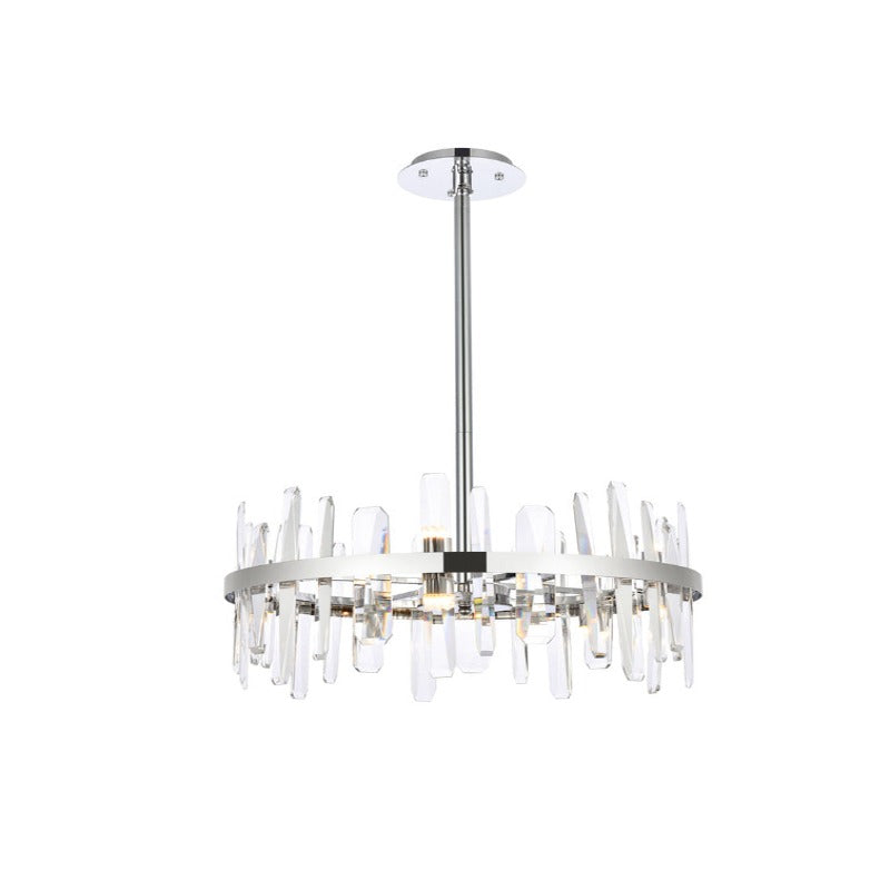 Serena IIII Crystal Round Pendant