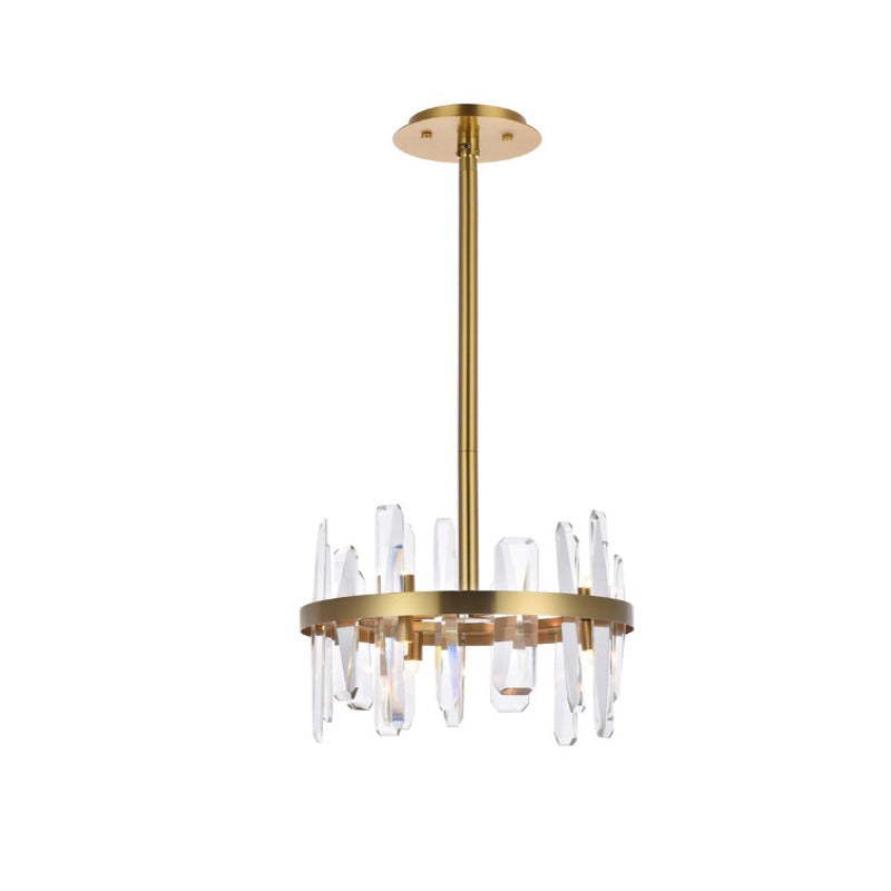 Serena II Crystal Round Pendant
