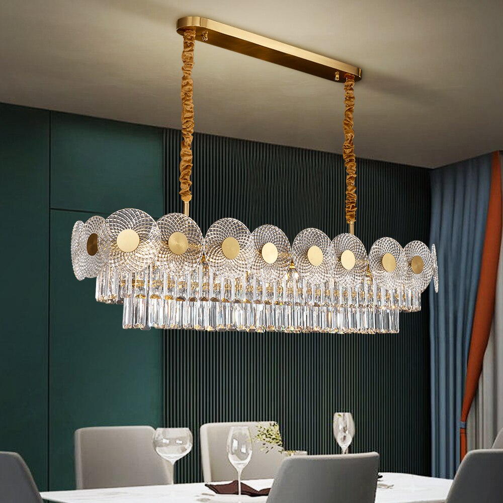 Felicia Oval Crystal Chandelier