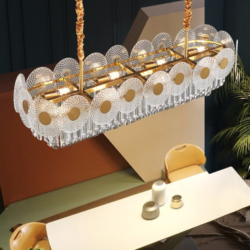 Felicia Oval Crystal Chandelier
