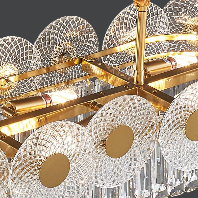 Felicia Oval Crystal Chandelier