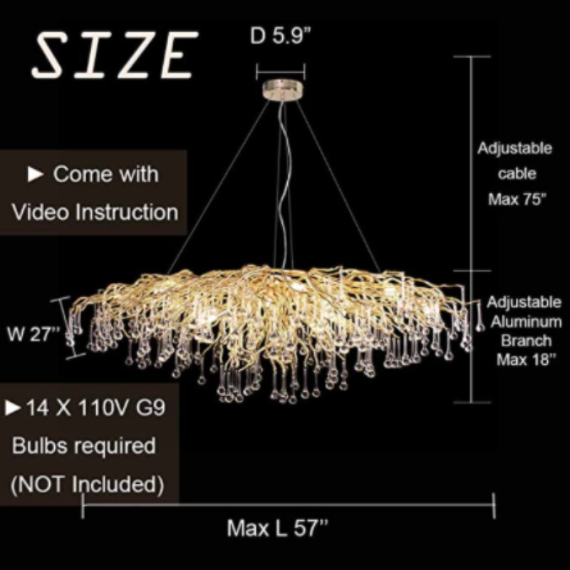 Marbella Modern Branch Chandelier