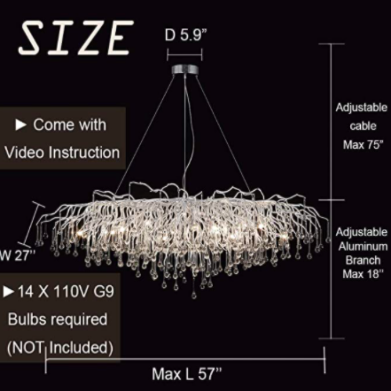 Marbella Modern Branch Chandelier