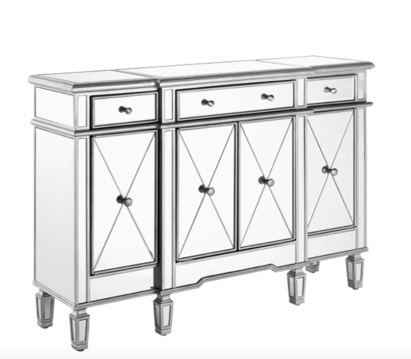 Willow Mirrored Credenza 48''