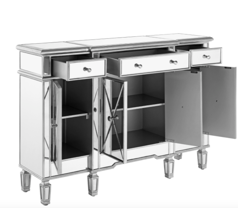 Willow Mirrored Credenza 48''