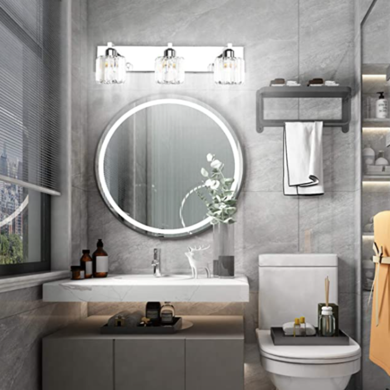 Cascade Crystal Vanity Chandelier