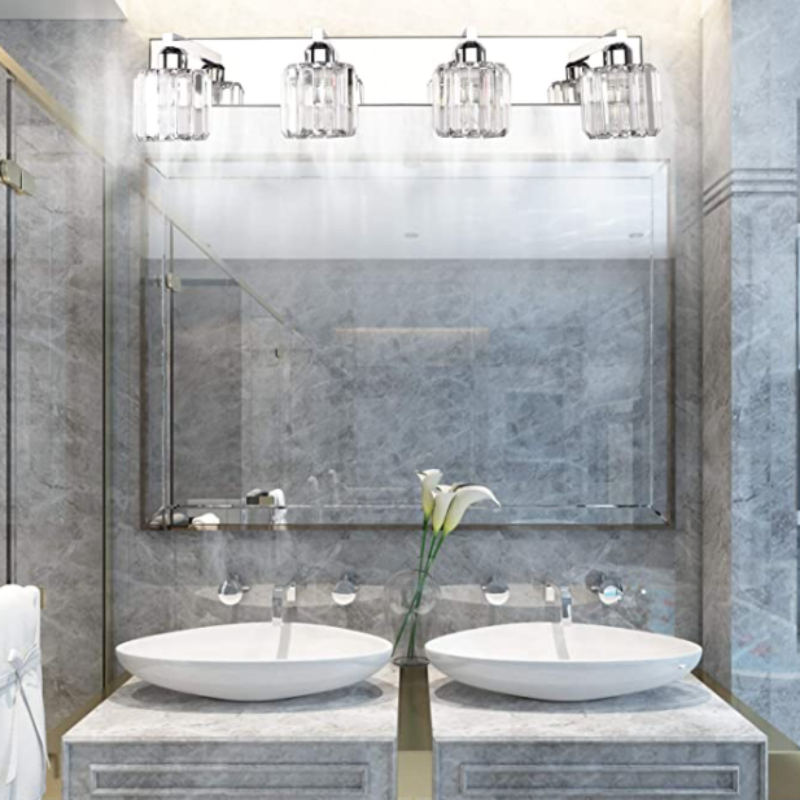 Cascade Crystal Vanity Chandelier