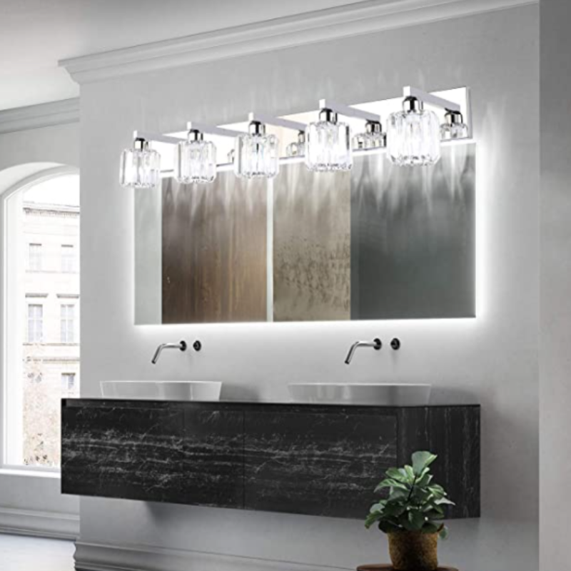 Cascade Crystal Vanity Chandelier
