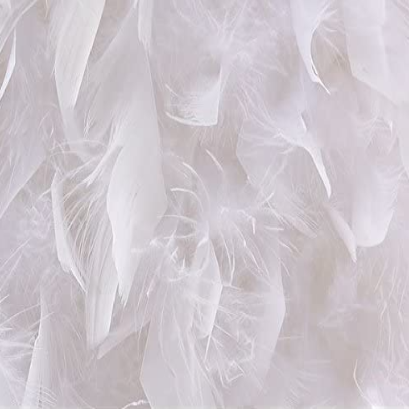 Totally Glam Feather Crystal Chandelier