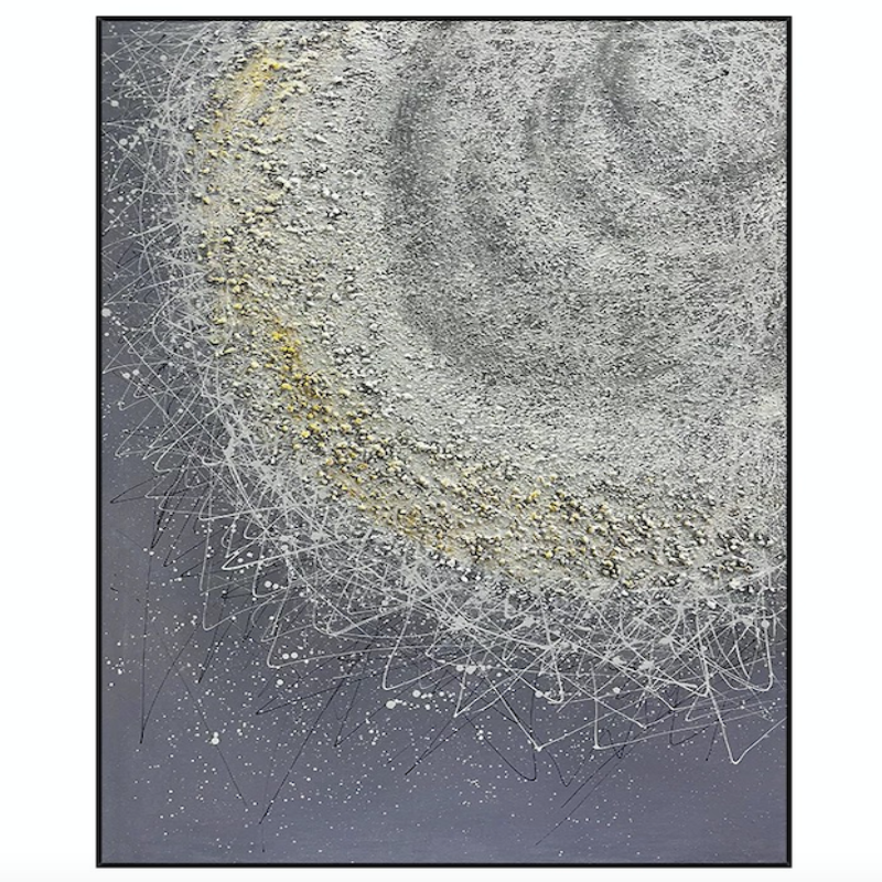Silver Lux Abstract Wall Art