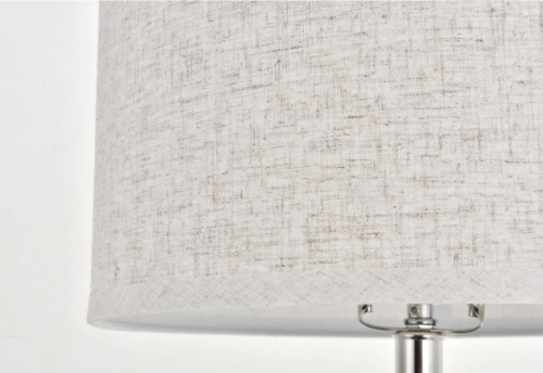 Brio Collection Polished Nickel Finish Table Lamp