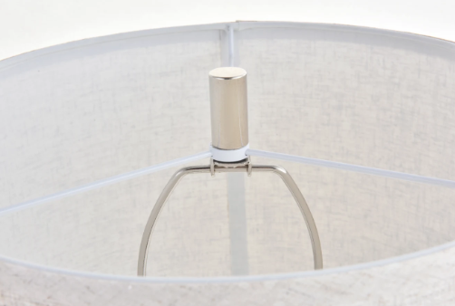 Brio Collection Polished Nickel Finish Table Lamp