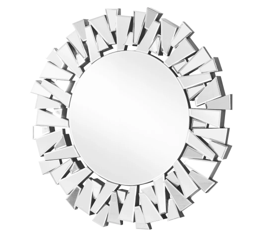 Thea Modern Contemporary Mirror in Clear