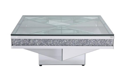 Addison Crystal Mirrored Coffee Table