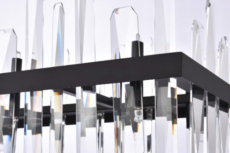 Serena Rectangle Crystal Chandelier