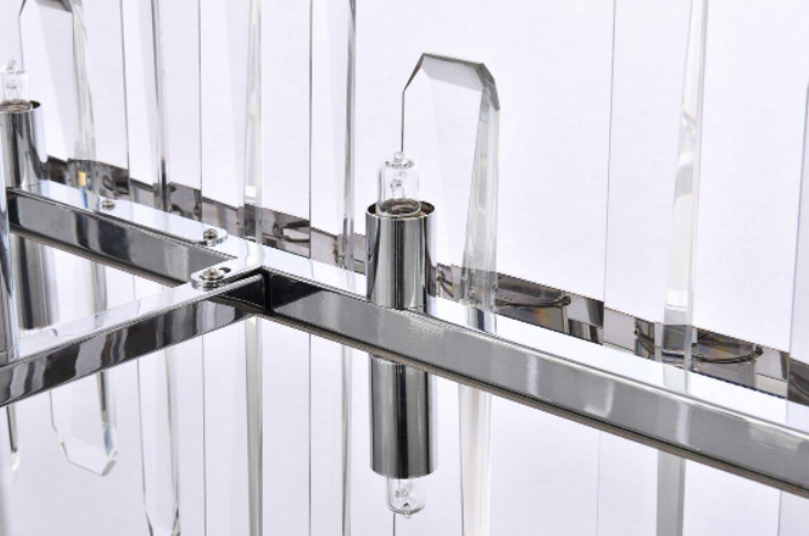 Serena Rectangle Crystal Chandelier