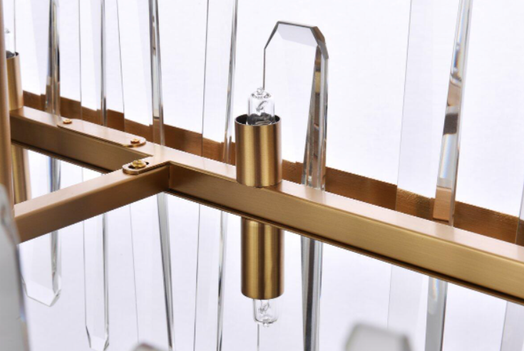 Serena Rectangle Crystal Chandelier