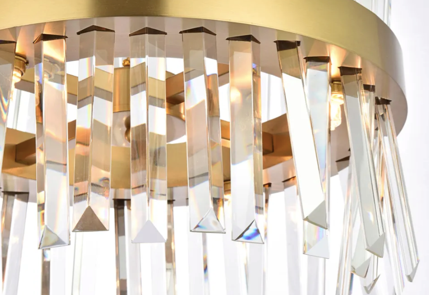 Milano II Crystal Round Pendant Light