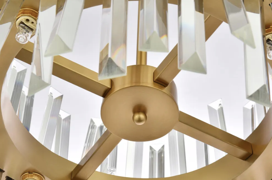 Milano II Crystal Round Pendant Light