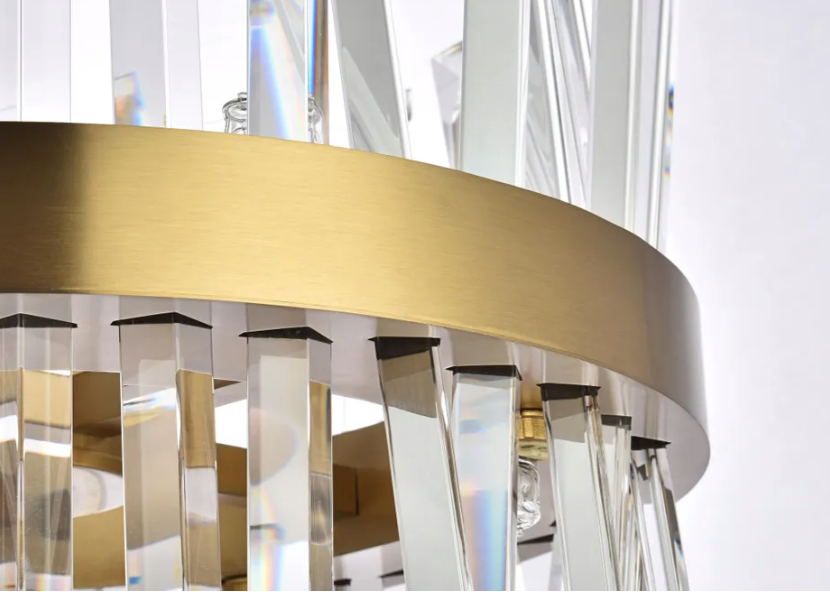 Milano II Crystal Round Pendant Light