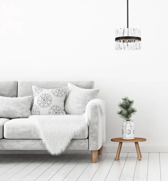 Milano II Crystal Round Pendant Light