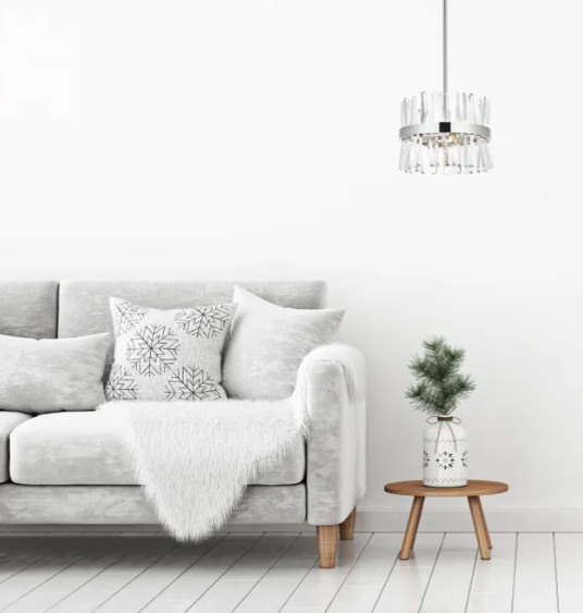 Milano II Crystal Round Pendant Light