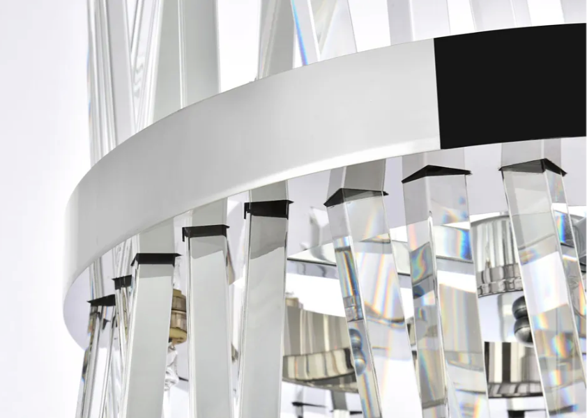 Milano II Crystal Round Pendant Light
